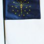 Indiana - 4""X6"" Stick Flag