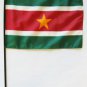 Suriname - 8""X12"" Stick Flag
