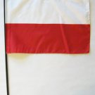 Poland - 8""X12"" Stick Flag