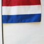 Netherlands - 8""X12"" Stick Flag