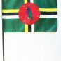 Dominica - 8""X12"" Stick Flag