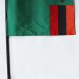 Zambia - 4""X6"" Stick Flag