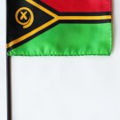 Vanuatu - 4""X6"" Stick Flag