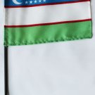 Uzbekistan - 4""X6"" Stick Flag