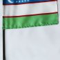 Uzbekistan - 4""X6"" Stick Flag