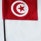 Tunisia - 4""X6"" Stick Flag