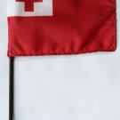 Tonga - 4""X6"" Stick Flag