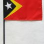 Timor-Leste (East Timor) - 4""X6"" Stick Flag
