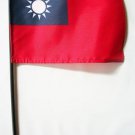 Taiwan - 4""X6"" Stick Flag