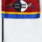 Swaziland - 4""X6"" Stick Flag