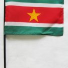 Suriname - 4""X6"" Stick Flag