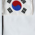 South Korea - 4""X6"" Stick Flag