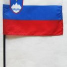Slovenia - 4""X6"" Stick Flag