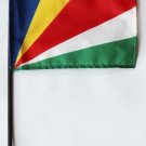 Seychelles - 4""X6"" Stick Flag
