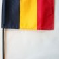 Romania - 4""X6"" Stick Flag