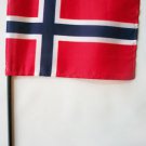 Norway - 4""X6"" Stick Flag
