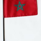 Morocco - 4""X6"" Stick Flag
