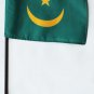 Mauritania (1959-2017)- 4"X6" Stick Flag