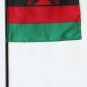Malawi - 4""X6"" Stick Flag