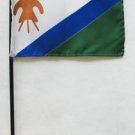 Lesotho (1987-2006) - 4""X6"" Stick Flag
