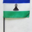 Lesotho - 4""X 6"" Stick Flag