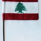 Lebanon - 4""X6"" Stick Flag