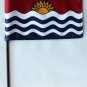 Kiribati - 4""X6"" Stick Flag