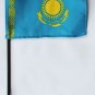 Kazakhstan - 4""X6"" Stick Flag