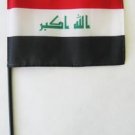 Iraq - 4""X6"" Stick Flag (2008)