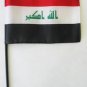 Iraq - 4""X6"" Stick Flag (2008)