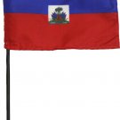 Haiti - 4"X6" Stick Flag