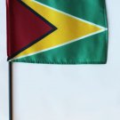 Guyana - 4""X6"" Stick Flag