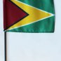 Guyana - 4""X6"" Stick Flag