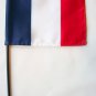 France - 4""X6"" Stick Flag