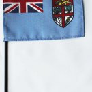 Fiji - 4""X6"" Stick Flag