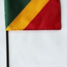 Congo Rep. of - 4""X6"" Stick Flag