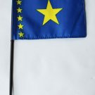 Congo Dem. Rep. Of (old) - 4""x6"" Stick Flag