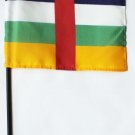 Central African Republic - 4""X6"" Stick Flag