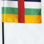 Central African Republic - 4""X6"" Stick Flag