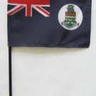 Cayman Islands - 4""X6"" Stick Flag  (blue/white disk)