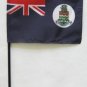 Cayman Islands - 4""X6"" Stick Flag  (blue/white disk)