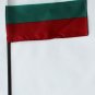 Bulgaria - 4""X6"" Stick Flag