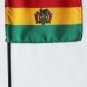 Bolivia - 4""X6"" Stick Flag