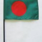 Bangladesh - 4""X6"" Stick Flag