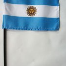 Argentina - 4""X6"" Stick Flag