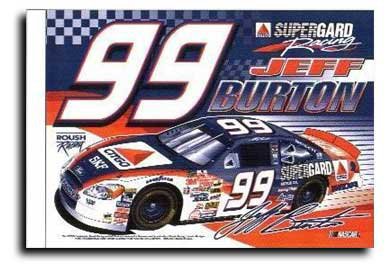 Jeff Burton - 3" x 5" Polyester Flag