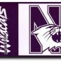 Northwestern - 3" x 5" NCAA Polyester Flag