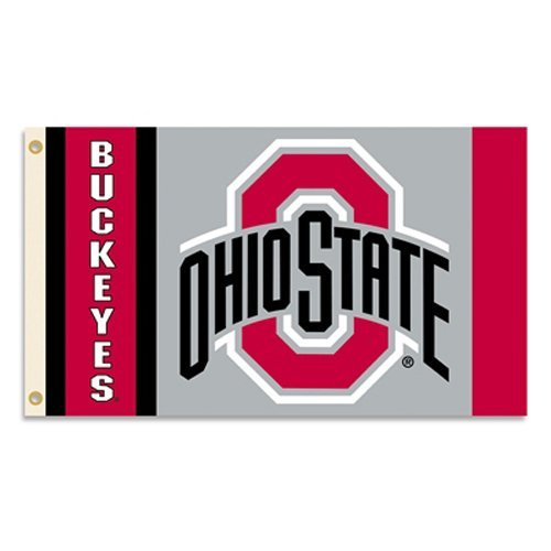 Ohio State - 3" x 5" Polyester Flag