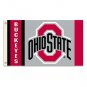 Ohio State - 3" x 5" Polyester Flag