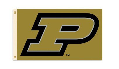 Purdue - 3" x 5" Polyester Flag